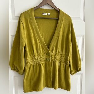 Cato 3/4 Sleeve Cardigan Green Size 18 / 20W